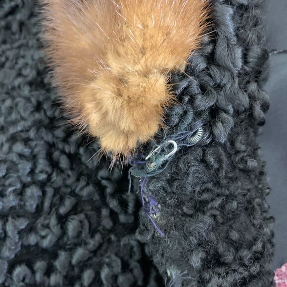 Vintage Persian lamb fur swing coat mink collar Pauline's Fashions Buffalo - Picture 5 of 8